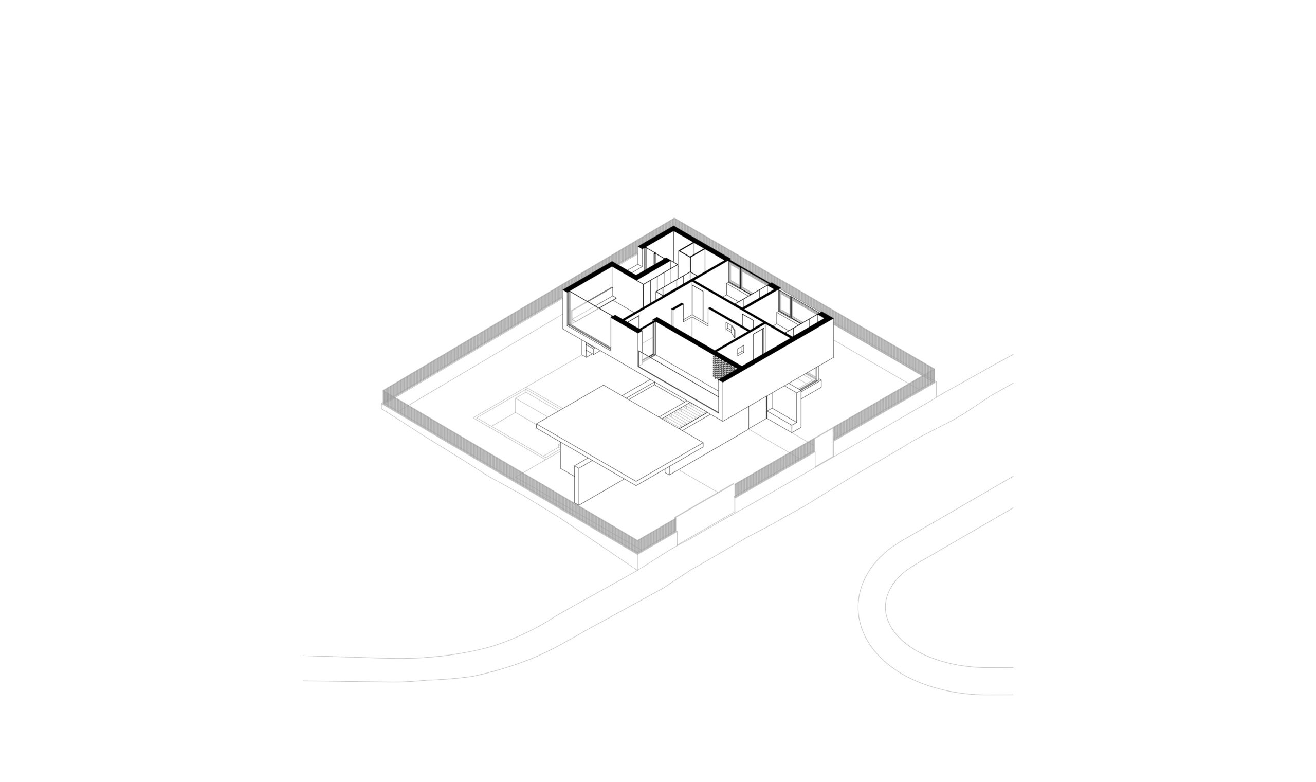 18 Axonometria - Piso 1